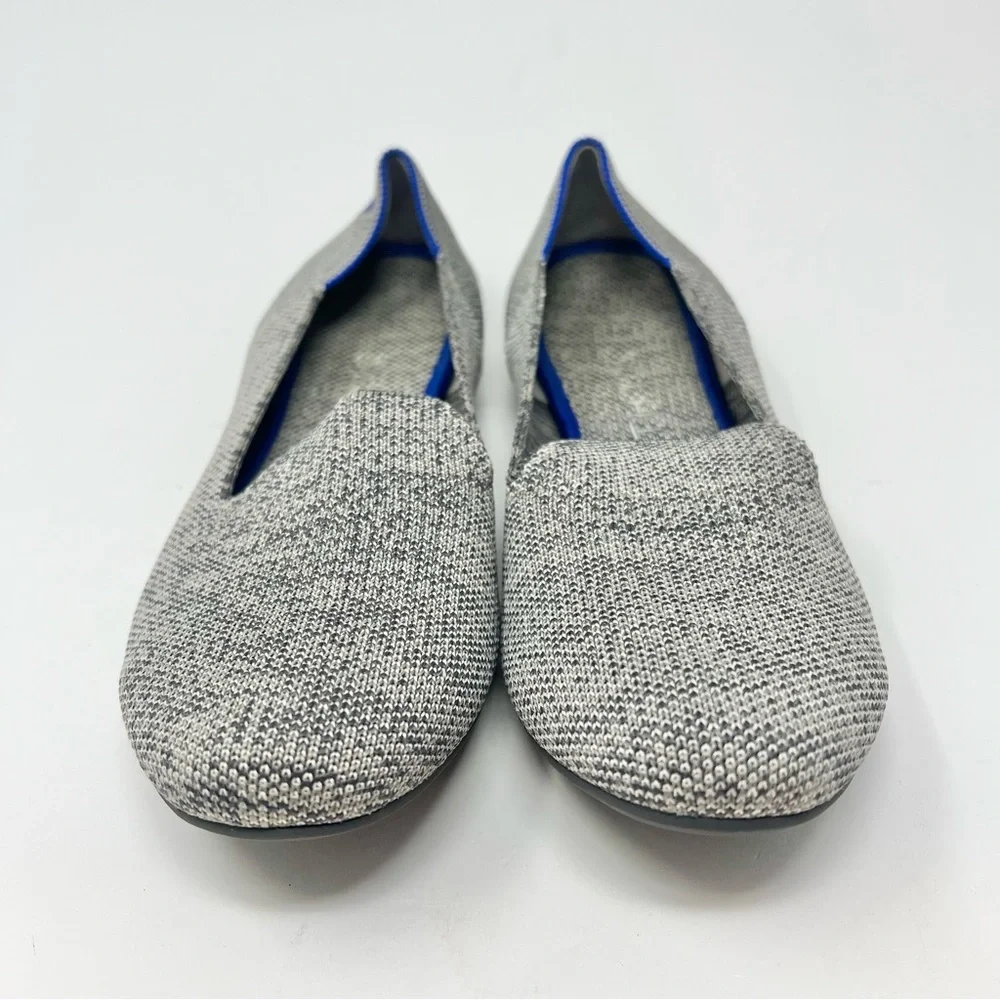 Rothy's Heather Grey Loafer Size 6 Slip-On Comfortable Casual Rounded Toe